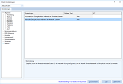 Haltestellenortung Client-Einstellung
