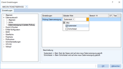 Client-Einstellungen: Datenversorgung