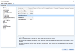 Papierabschnittsverfolgung: Barcodesprung