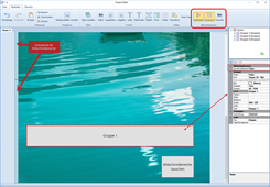 Design-Editor: Dynamische Bildschirmbereiche